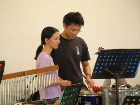 打擊聲部風鈴練習
