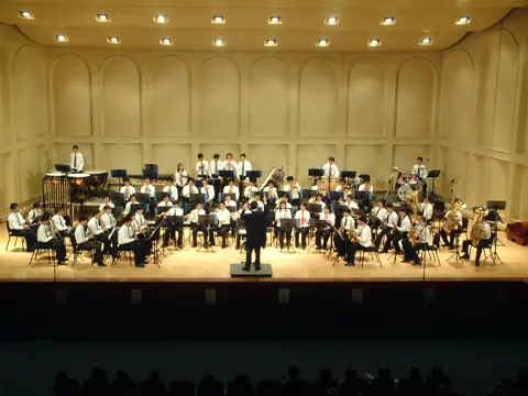 白襯衫團員演出近景